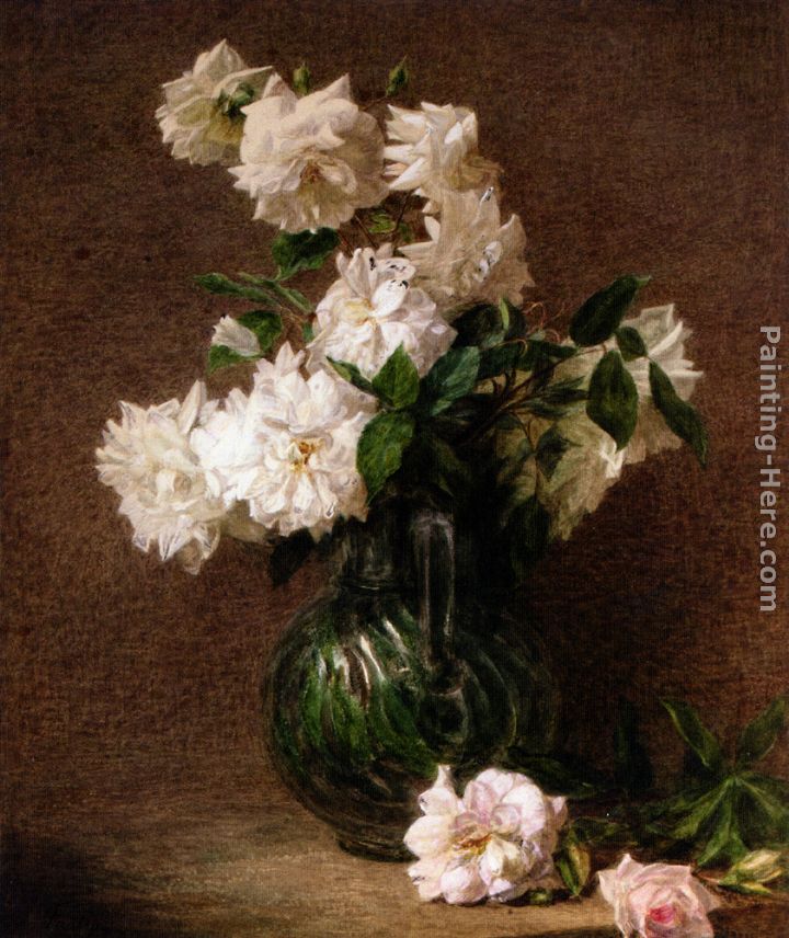Vase de Fleurs painting - Victoria Dubourg Fantin-Latour Vase de Fleurs art painting
